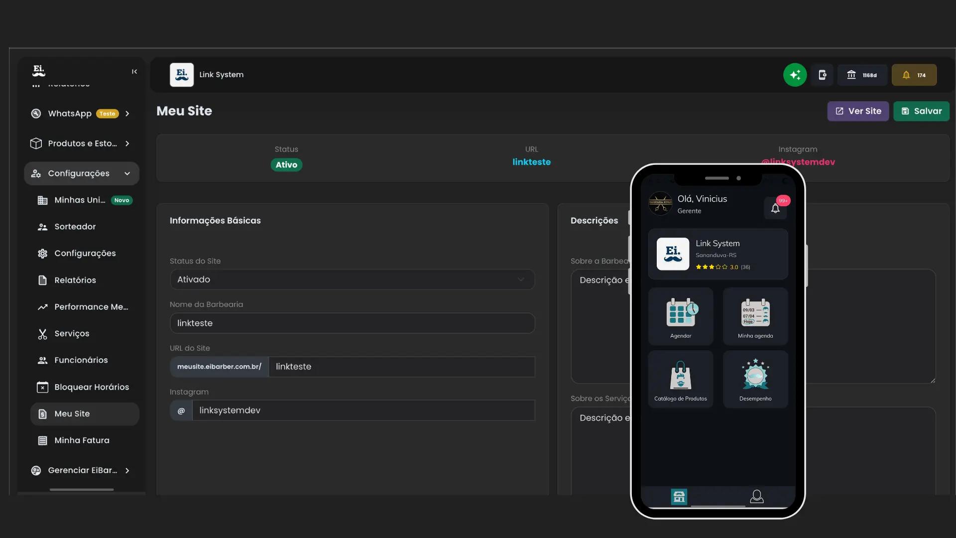Site e App Personalizado para Barbearia: Como Ter Presença Digital Profissional
